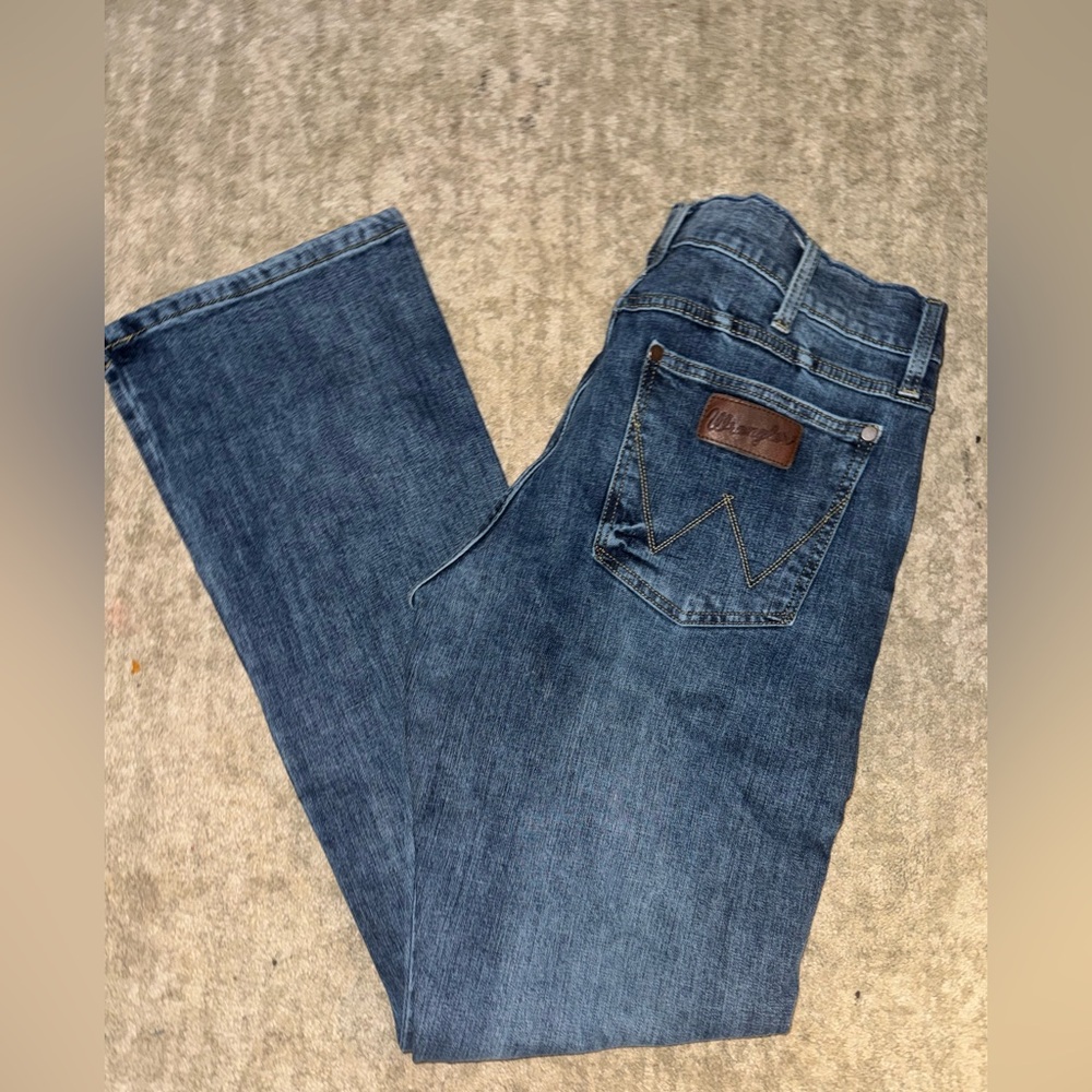 Wrangler Blue Bootcut Jeans